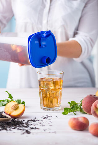 Tupperware Pichet Slim 2L Behälter für selbstgemachte kühle Getränke
