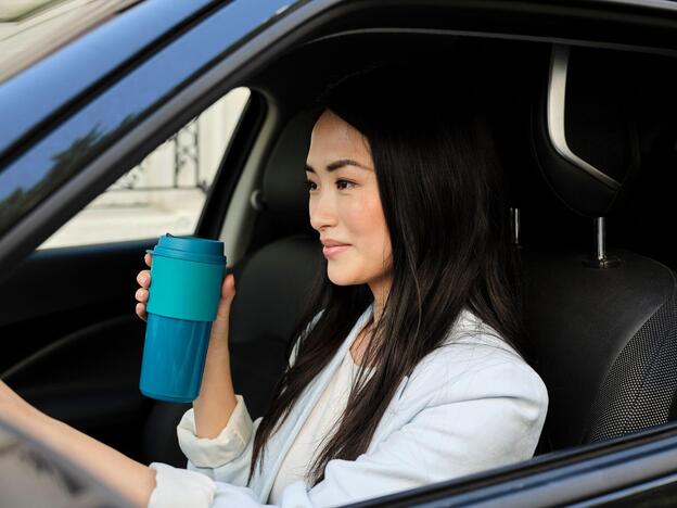 Tupperware Coffee Cup On The Go Bleue 