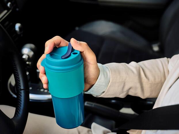 Tupperware Coffee Cup On The Go Bleue 