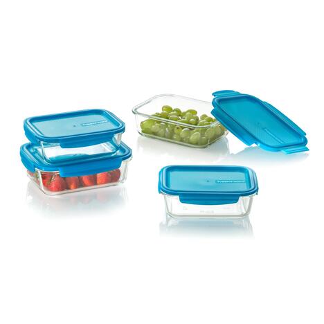 Tupperware PremiaGlass Boite Rectanguler 1.5L 