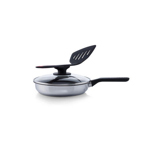 Tupperware Universal Poêle 28cm avec revêtement antiadhésif et couvercle 