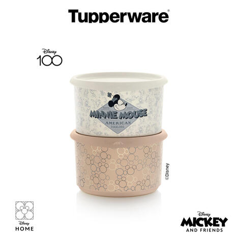 Tupperware Boîtes Disney "100 ans" 940ml (x2) 