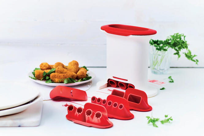 Tupperware Multi Press Party avec 4 accessoires 