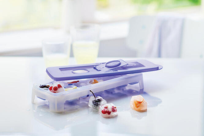 Tupperware Cool Cubes Eiswürfelbehälter mit flexiblen Boden