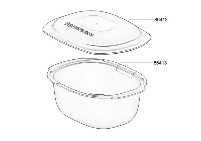 Tupperware Ultra Pro 3.5 l avec Couvercle Ultra Pro 800ml 